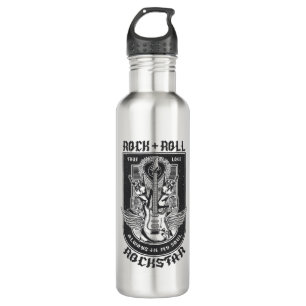 Guitar Rock design 710 Ml Water Bottle
