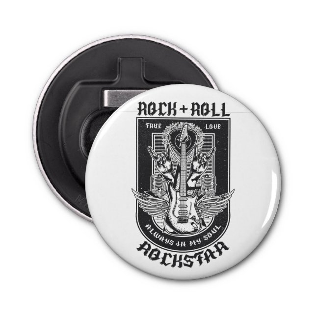Guitar Rock design Bottle Opener (Front)