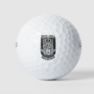 Guitar Rock design Golf Balls