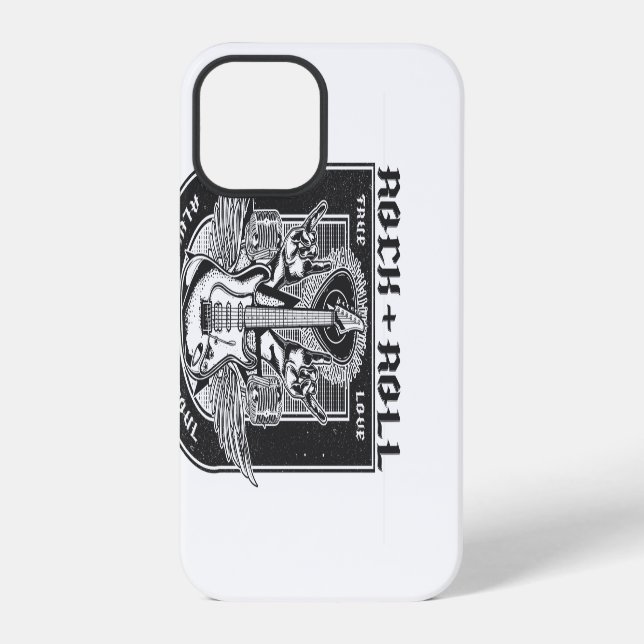 Guitar Rock design iPhone Case (Back)