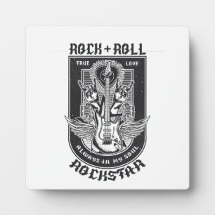 Guitar Rock design Plaque