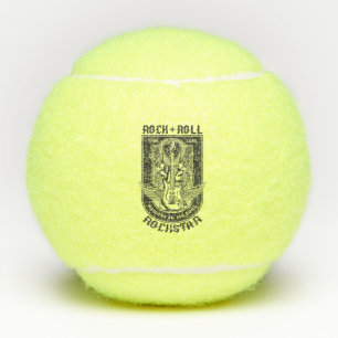 Guitar Rock design Tennis Balls