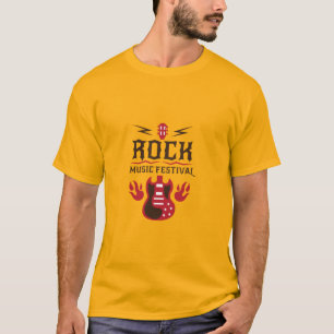 Guitar Rock Festival Mens  T-Shirt