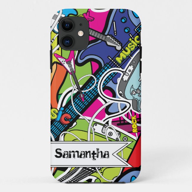 Guitar Rock Music Star Mate ID™ iPhone 5 Case (Back)