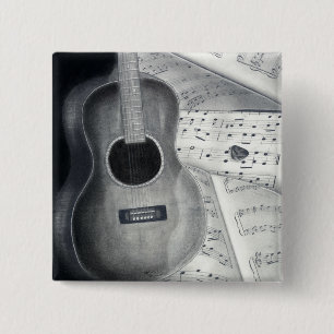 Guitar & Sheet Music Button