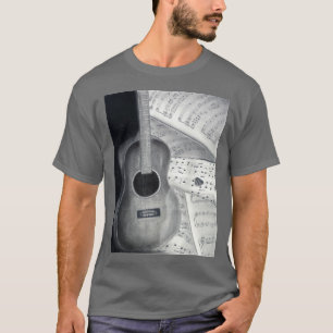 Guitar & Sheet Music Tshirt