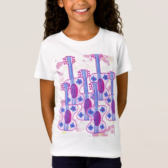 guitar shirt for girls (Front)