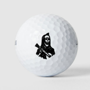 Guitar Skeleton Serenade Golf Balls