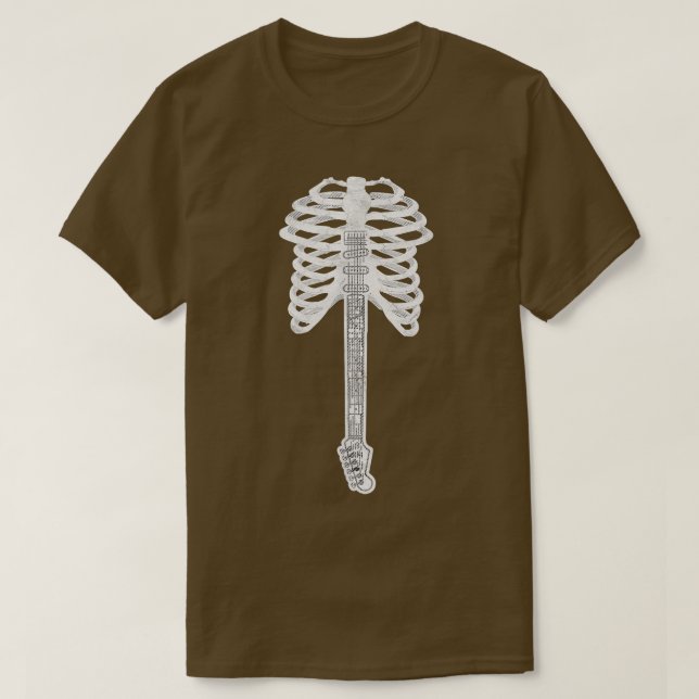 Guitar Skeleton T-Shirt (Design Front)