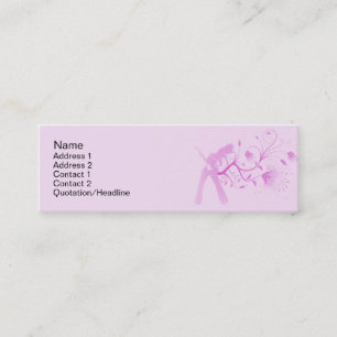 Guitar - Skinny Mini Business Card