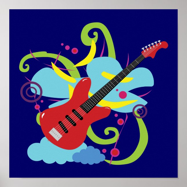 Guitar Solo Dream Poster (Front)