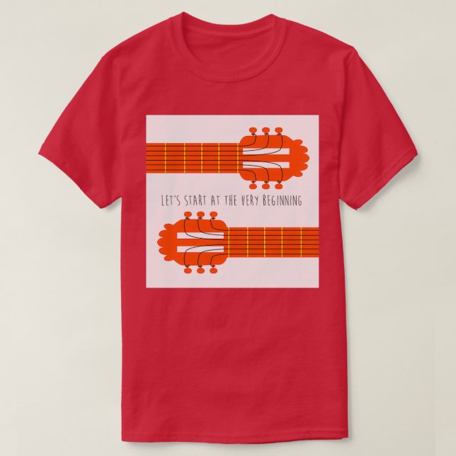 Guitar sound of music  T-Shirt (Design Front)
