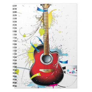 Guitar Spiral Notebook