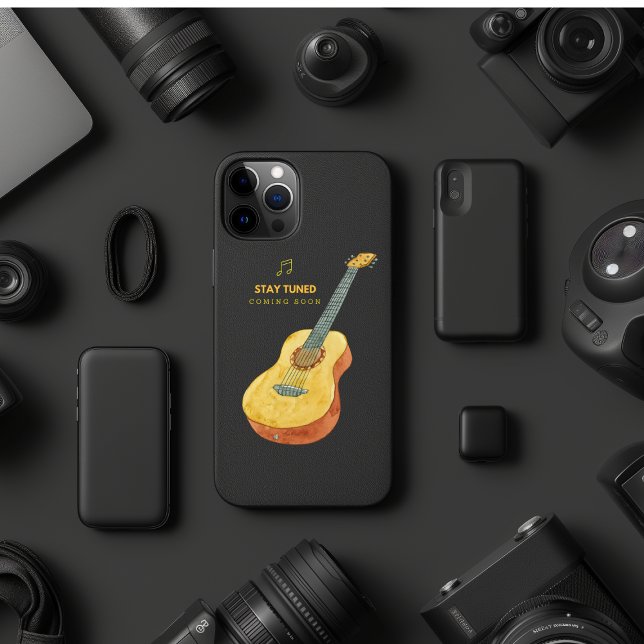 Guitar Stay Tuned iPhone Case (Creator Uploaded)