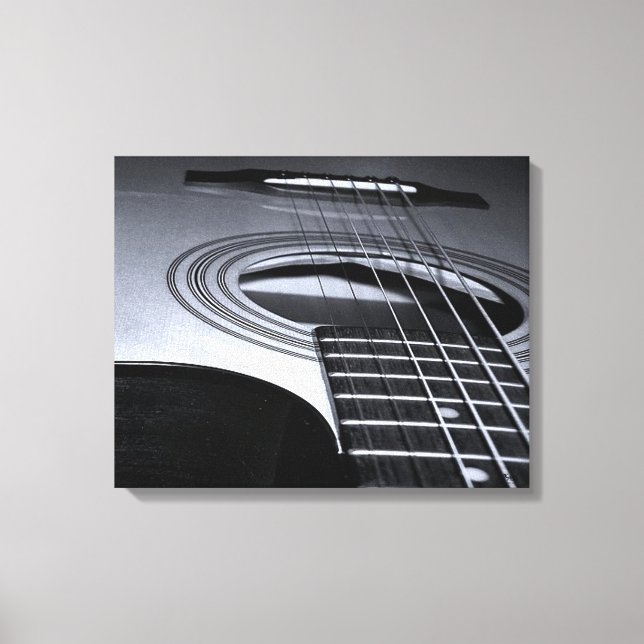 Guitar Strings Canvas Print (Front)