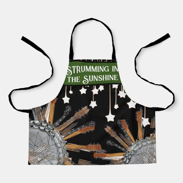 GUITAR STRINGS IN THE SUN APRON (Front)