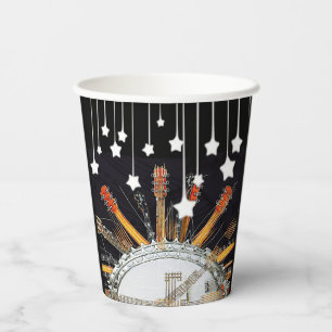 GUITAR STRINGS IN THE SUN PAPER CUPS