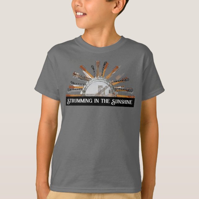 GUITAR STRINGS IN THE SUN T-Shirt (Front)