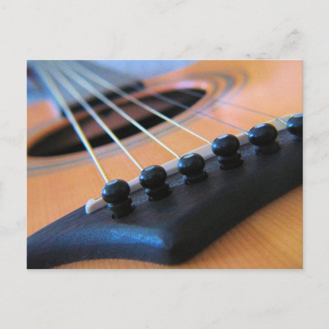Guitar Strings Postcard (Front)