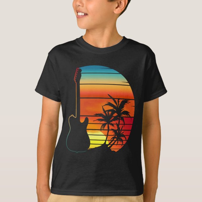 GUITAR SUNSET LOVER T-Shirt (Front)