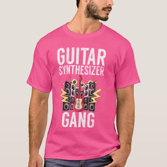Guitar synthesizer Instrument Funny Player Quote T-Shirt (Front)