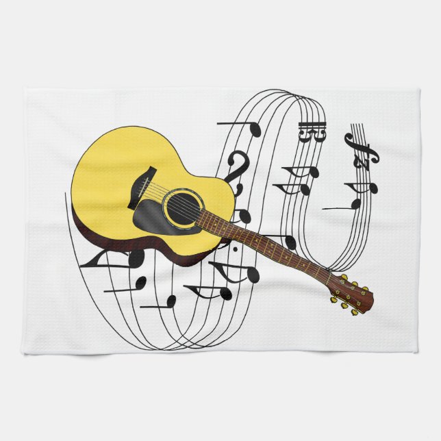 Guitar Tea Towel (Horizontal)