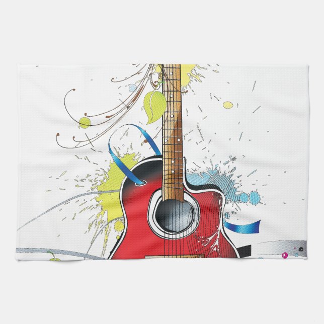 Guitar Tea Towel (Horizontal)