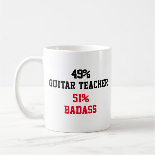Guitar Teacher Badass Coffee Mug