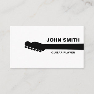 Guitar Teacher Musical Musician Personalised Business Card