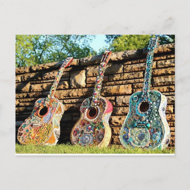 Guitar Tri-Fecta Postcard (Front)