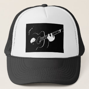 guitar trucker hat