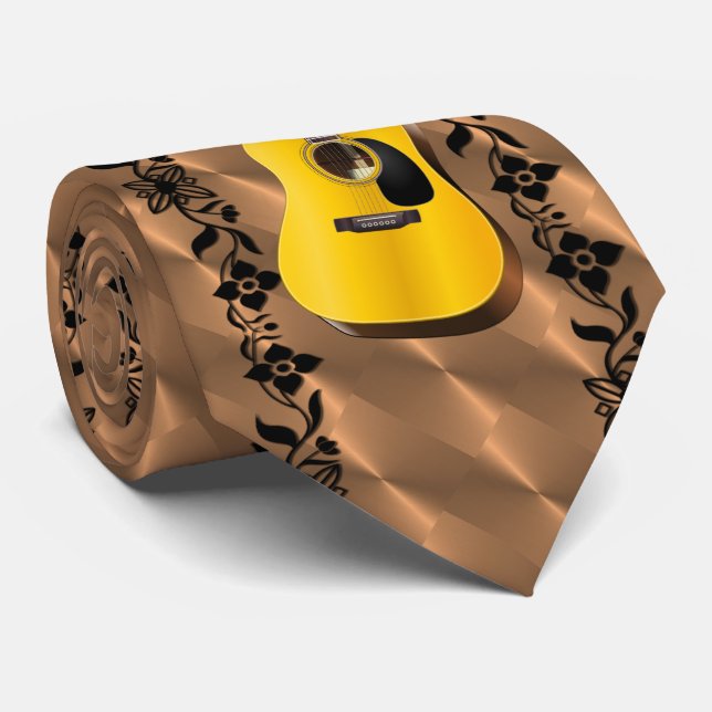 GUITAR-VINE ON BRASS TIE (Rolled)