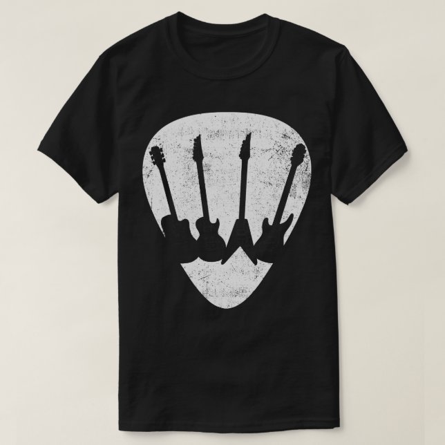 Guitar Vintage T-Shirt (Design Front)