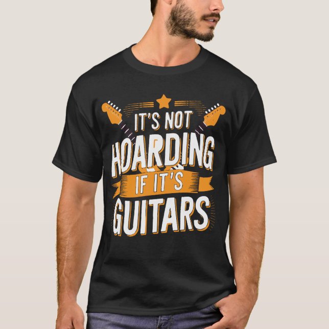 Guitar Wall Goals – Bold Tee for Six-String Addict (Front)