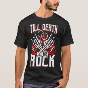 Guitar Wedding Theme Rock N Roll Bride T-Shirt