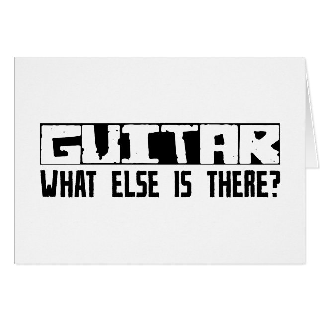 Guitar What Else Is There? (Front Horizontal)