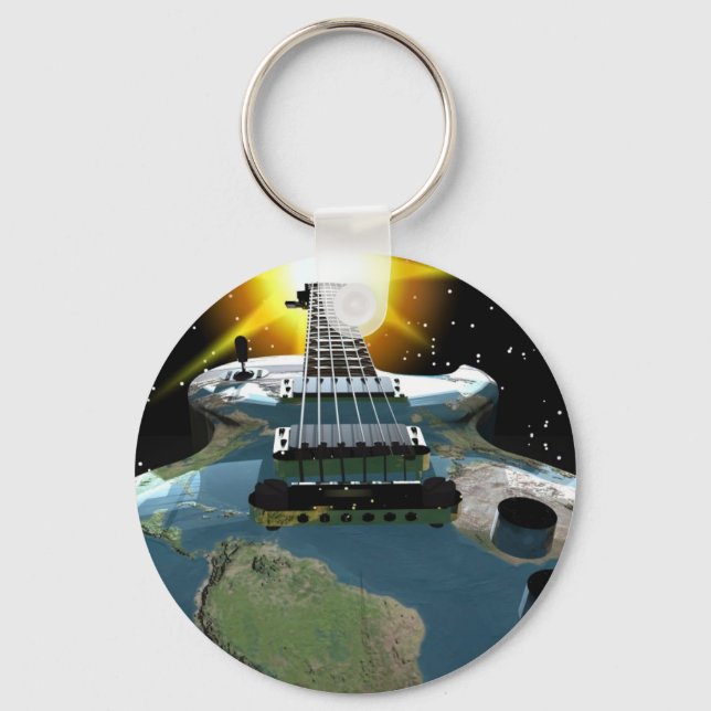 Guitar World Key Ring (Front)