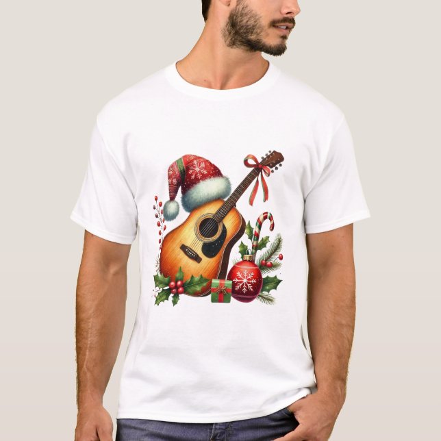 guitar xmas T-Shirt (Front)