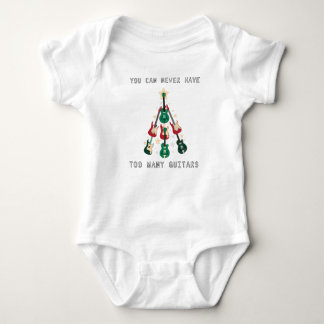 Guitar - You Can Never Have Too Many Guitars Baby Bodysuit