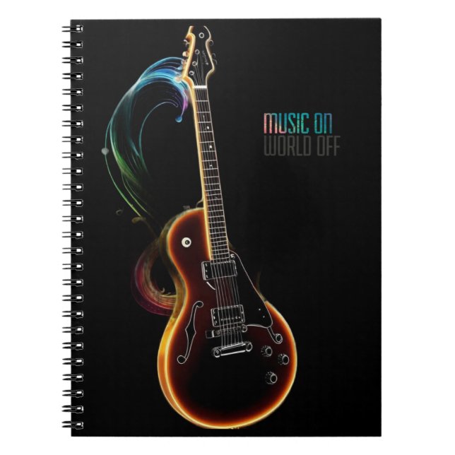 guitare music on  notebook (Front)