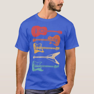 GuitarGuitar Lover Retro Style Gift For Guitarist  T-Shirt