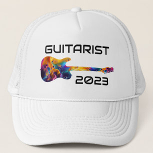 GUITARIST 2023 COLORFUL GUITAR BAND GIFT TRUCKER HAT