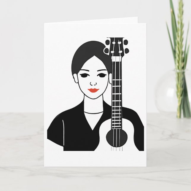 Guitarist Art Card (Front)