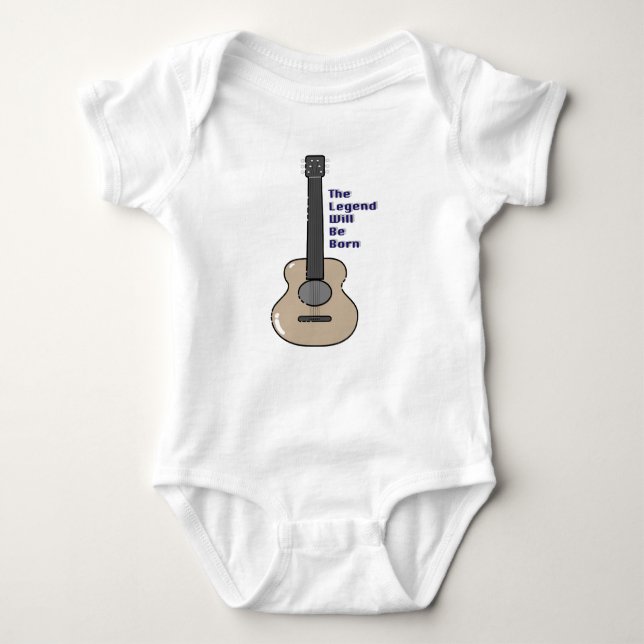 Guitarist baby bodysuit (Front)