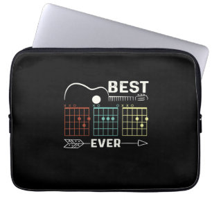 Guitarist Best Dad Ever Birthday Laptop Sleeve