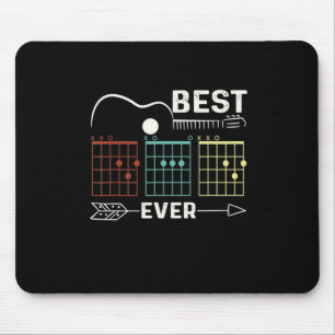 Guitarist Best Dad Ever Birthday Mouse Pad