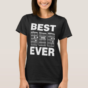 Guitarist Best Dad Ever Guitar Chords T-Shirt