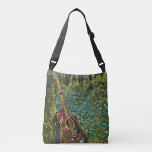 Guitarist birthday gift crossbody bag