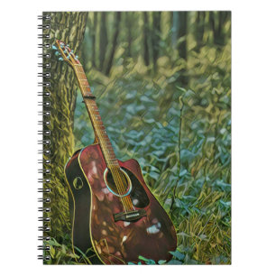 Guitarist birthday gift notebook