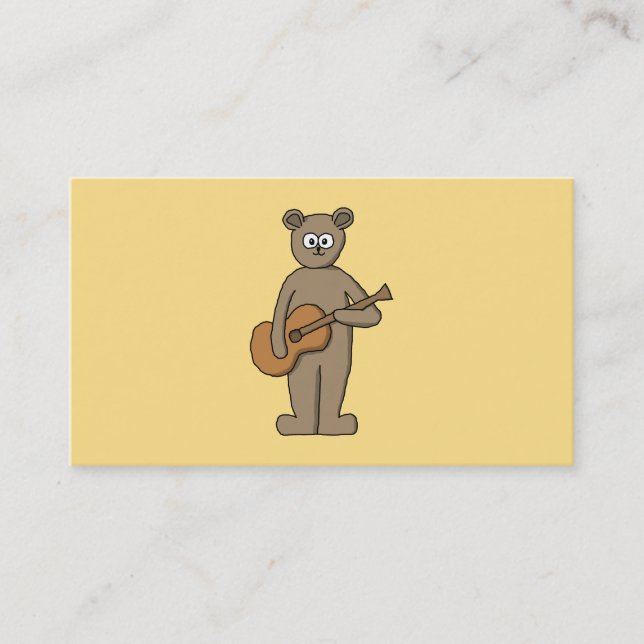 Guitarist. Business Card (Front)